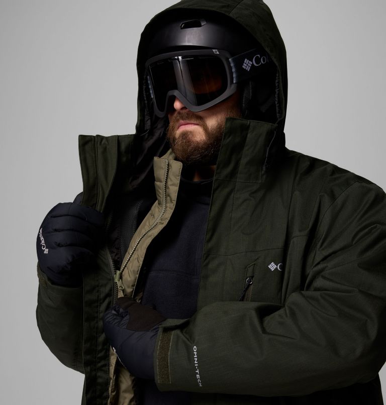 Men's Whirlibird V Interchange Jacket - Big, Color: Greenscape Melange, image 11