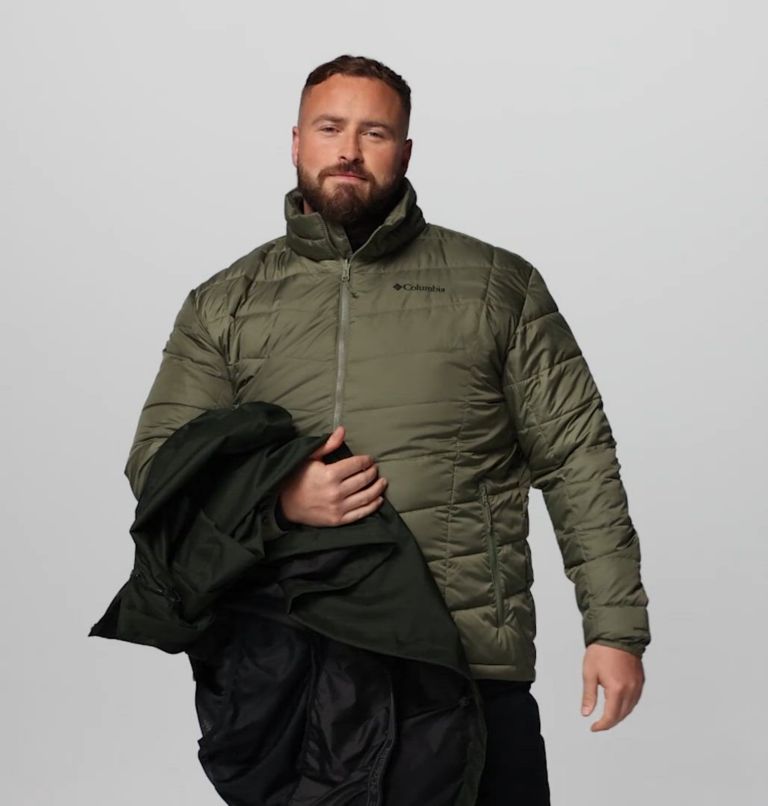 Men's Whirlibird V Interchange Jacket - Big, Color: Greenscape Melange