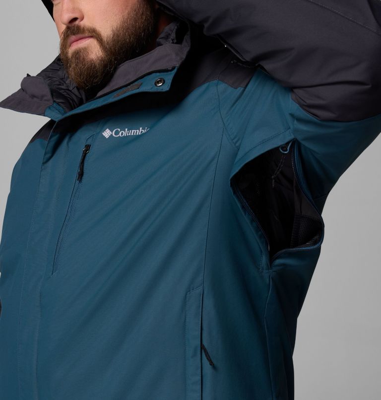 Manteau Interchange Whirlibird V pour hommes – Tailles fortes, Color: Everblue, Shark, image 13