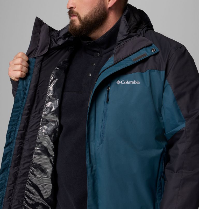Manteau Interchange Whirlibird V pour hommes – Tailles fortes, Color: Everblue, Shark, image 7