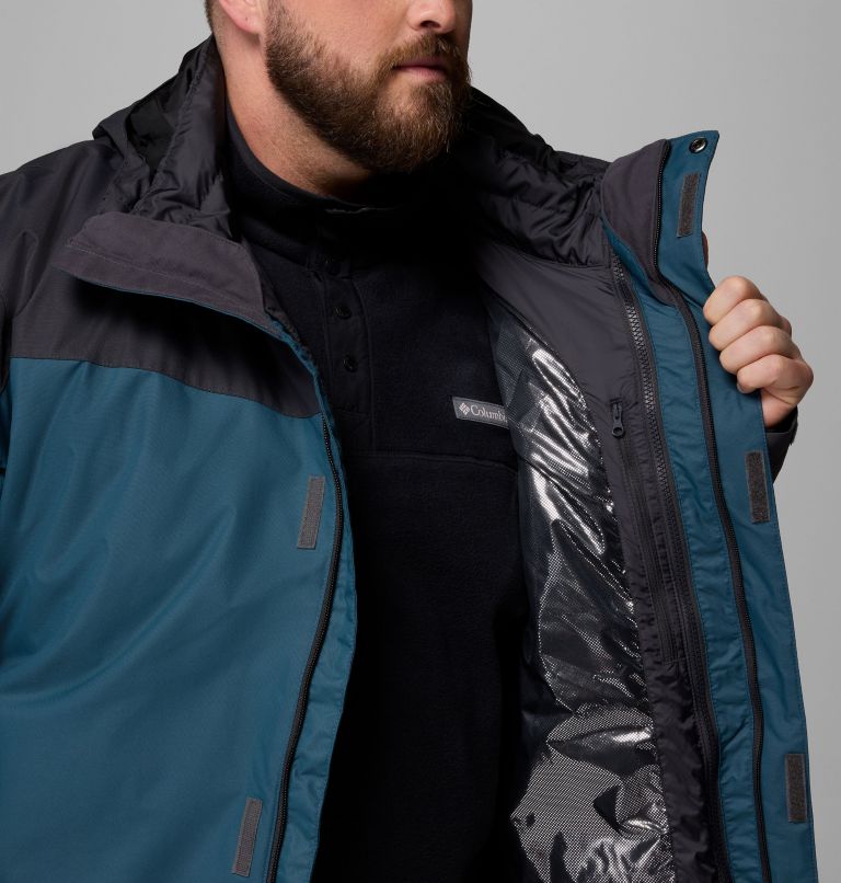 Manteau Interchange Whirlibird V pour hommes – Tailles fortes, Color: Everblue, Shark, image 9