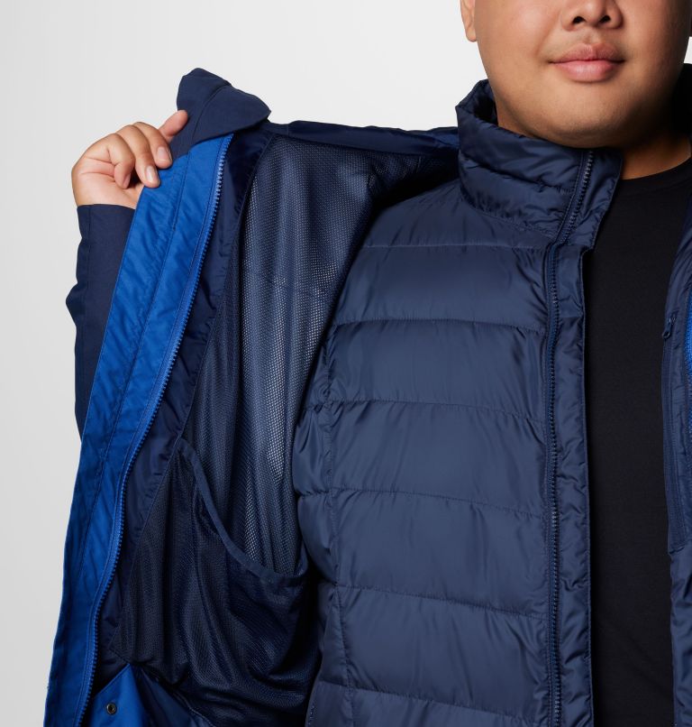 Men's Whirlibird V Interchange Jacket - Big, Color: Mountain Blue, Collegiate Navy, image 9
