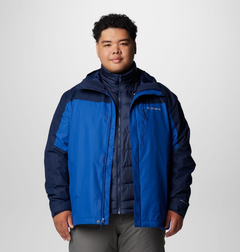 Men's Whirlibird V Interchange Jacket - Big, Color: Mountain Blue, Collegiate Navy, image 11