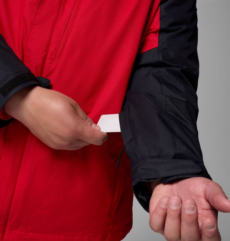 Men's Whirlibird V Interchange Jacket - Big, Color: Mountain Red, Black, image 14