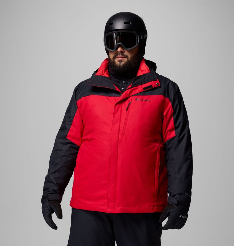 Men's Whirlibird V Interchange Jacket - Big, Color: Mountain Red, Black, image 4
