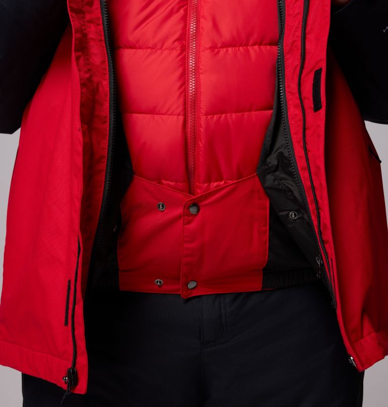 Men's Whirlibird V Interchange Jacket - Big, Color: Mountain Red, Black, image 10