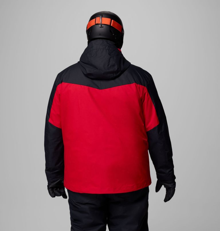 Men's Whirlibird V Interchange Jacket - Big, Color: Mountain Red, Black, image 3