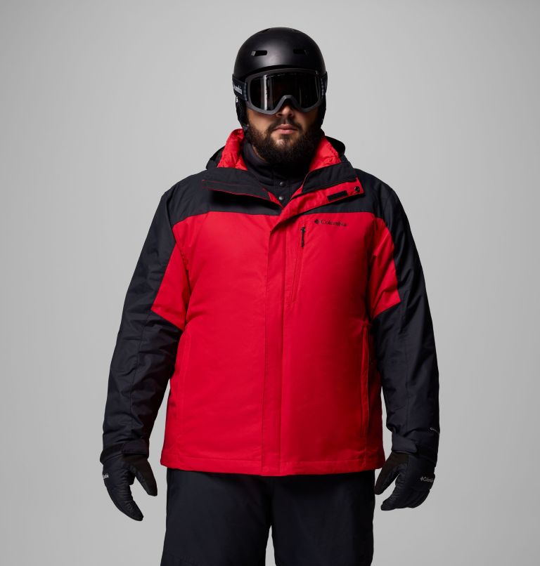 Men's Whirlibird V Interchange Jacket - Big, Color: Mountain Red, Black, image 1