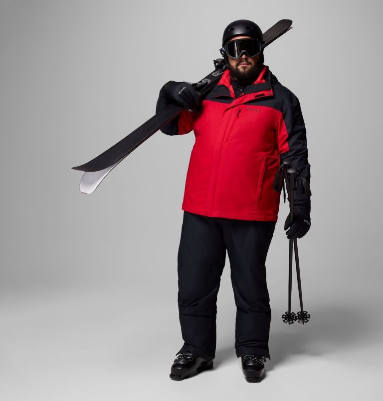 Men's Whirlibird V Interchange Jacket - Big, Color: Mountain Red, Black, image 2