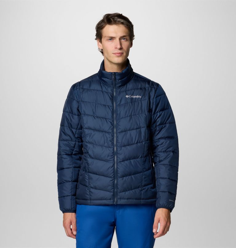 Men's Whirlibird V Interchange Jacket - Tall, Color: Mountain Blue, Collegiate Navy, image 12