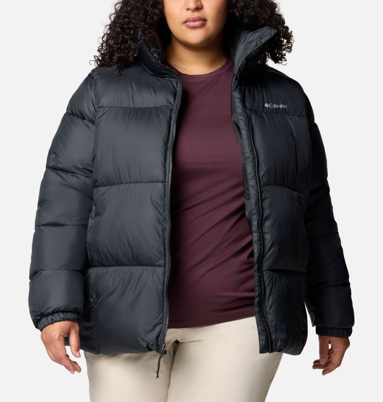 Women's Puffect II Full Zip Jacket - Plus Size, Color: Black, image 6
