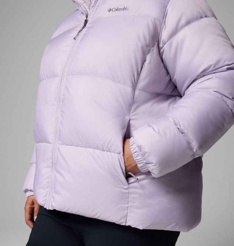 Women's Puffect II Full Zip Jacket - Plus Size, Color: Lavender Pearl, image 7