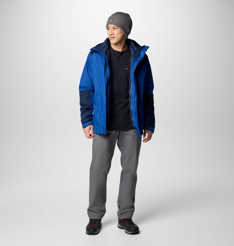 Men's Point Park Interchange Jacket, Color: Mountain Blue, Collegiate Navy, image 3