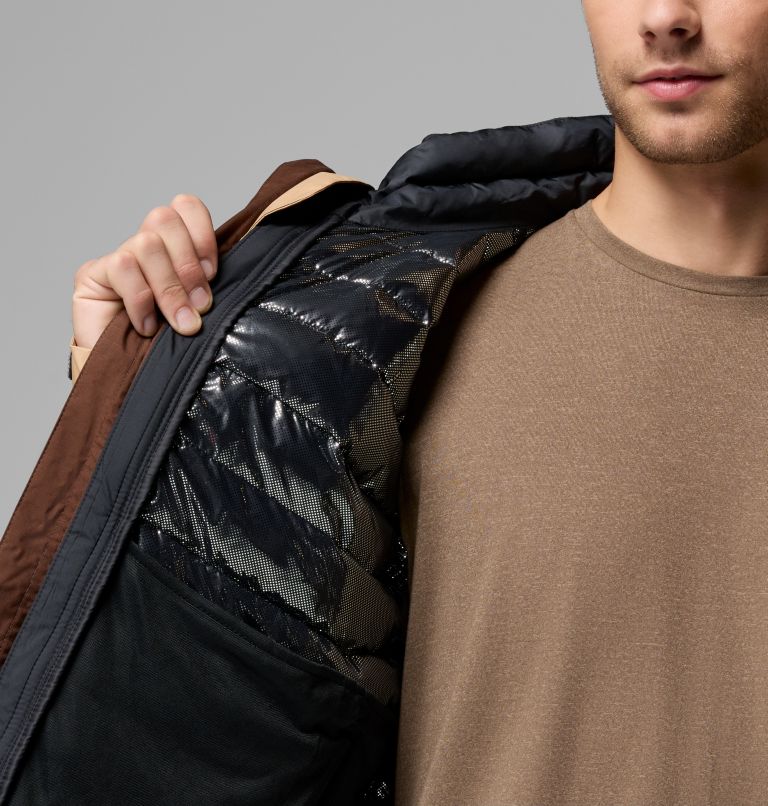 Men's Point Park 3-In-1 Waterproof Insulated Jacket, Color: Tobacco, Canoe, Black, image 7