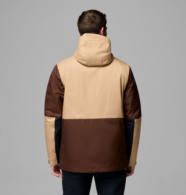 Men's Point Park 3-In-1 Waterproof Insulated Jacket, Color: Tobacco, Canoe, Black, image 3