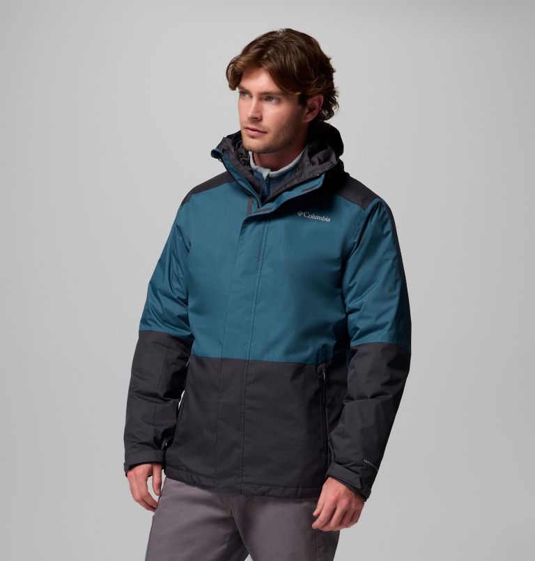 Giacca impermeabile e imbottita 3 in 1 Point Park da uomo, Color: Everblue, Shark, image 4