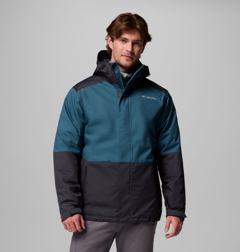 Giacca impermeabile e imbottita 3 in 1 Point Park da uomo, Color: Everblue, Shark, image 1