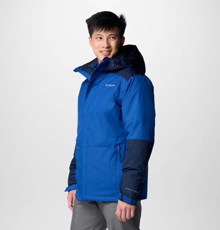 Veste Isolée Imperméable 3-en-1 Point Park Homme, Color: Mountain Blue, Collegiate Navy, image 4