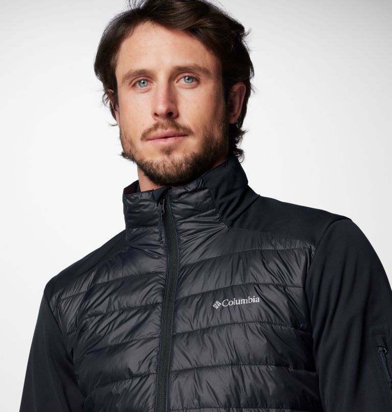 Men's Columbia Tech Hybrid Softshell Jacket, Color: Black, image 5