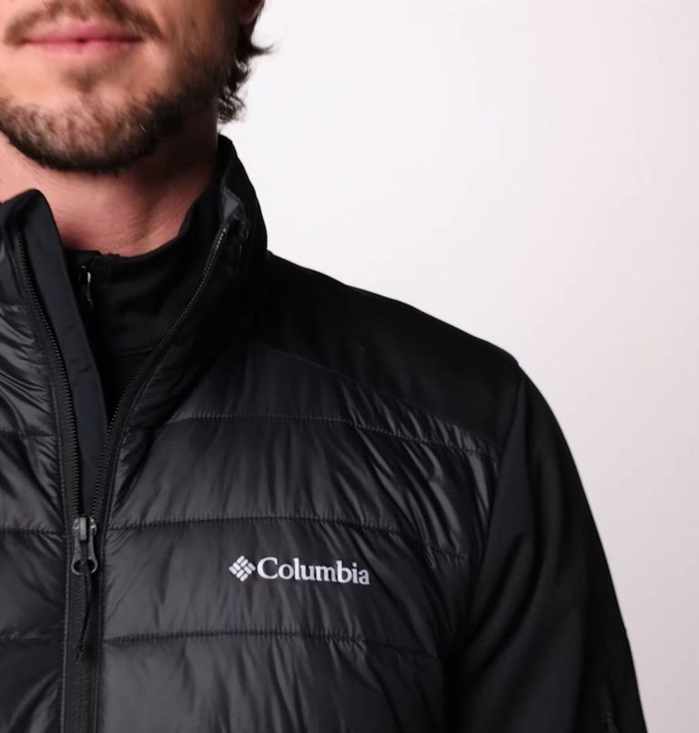 Men's Columbia Tech Hybrid Softshell Jacket, Color: Black