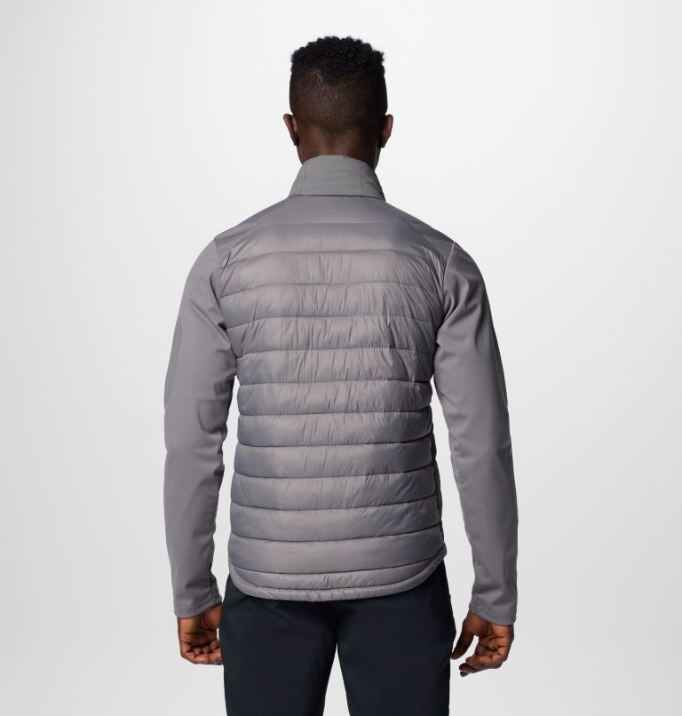 Men's Columbia Tech Hybrid Softshell Jacket, Color: City Grey, image 2