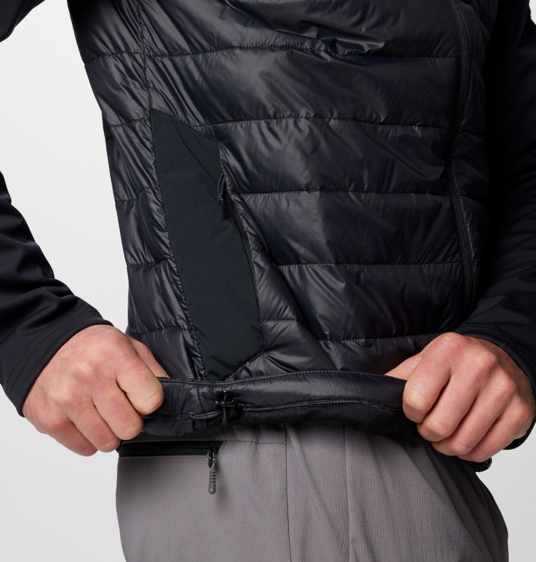 Men's Columbia Tech Insulated Hiking Softshell Jacket, Color: Black, image 7