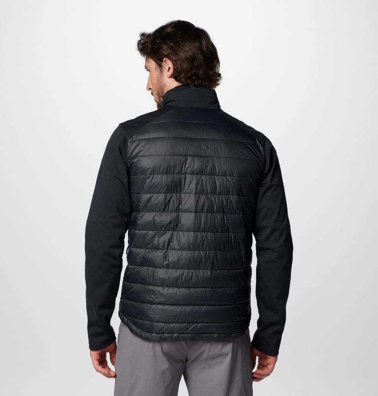 Men's Columbia Tech Insulated Hiking Softshell Jacket, Color: Black, image 2