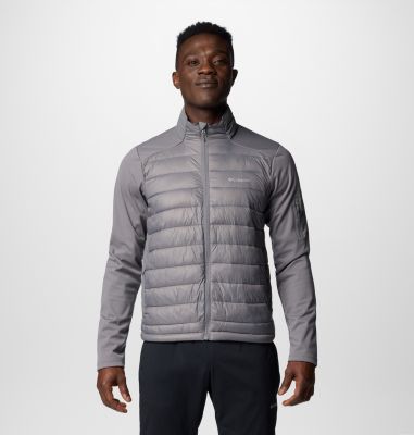 Men's Columbia Tech Insulated Hiking Softshell Jacket, Color: City Grey, image 1