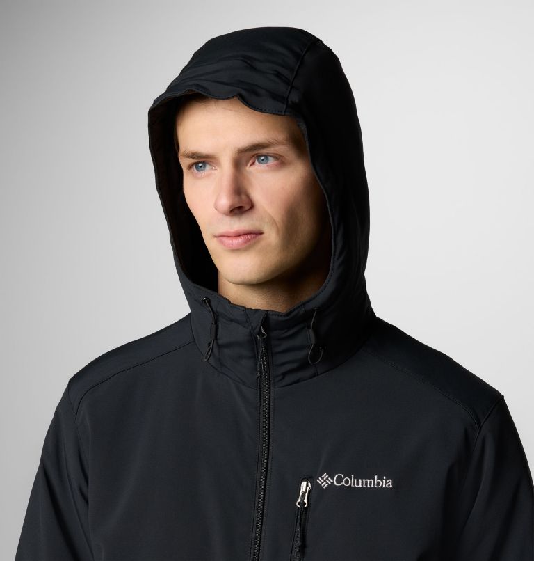 Men's Gate Racer II Softshell Jacket, Color: Black, image 5