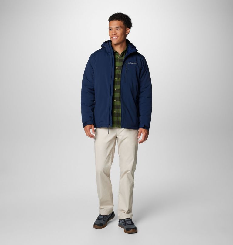 Men's Gate Racer II Softshell Jacket, Color: Collegiate Navy, image 3