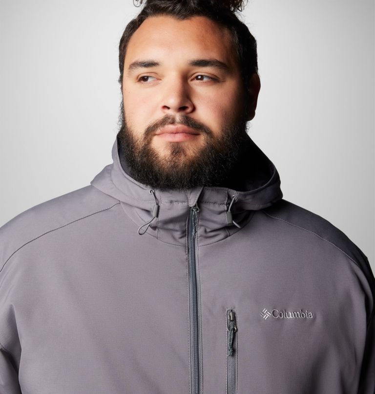 Men's Gate Racer II Softshell Jacket - Big, Color: City Grey, image 5