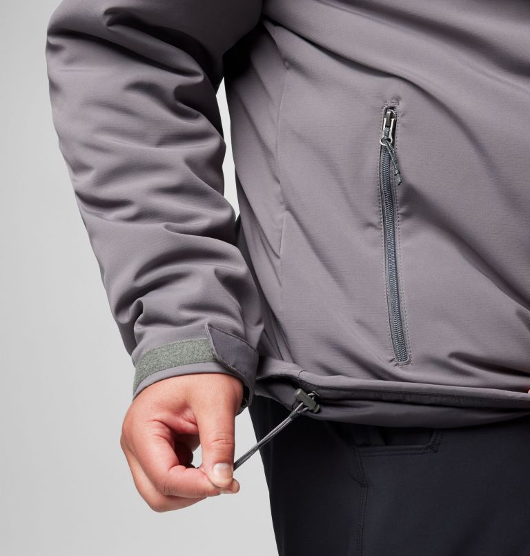 Men's Gate Racer II Softshell Jacket - Big, Color: City Grey, image 7