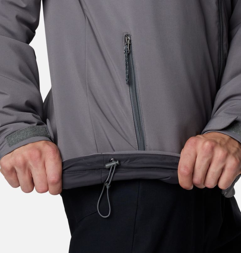 Men's Gate Racer II Softshell Jacket - Tall, Color: City Grey, image 6