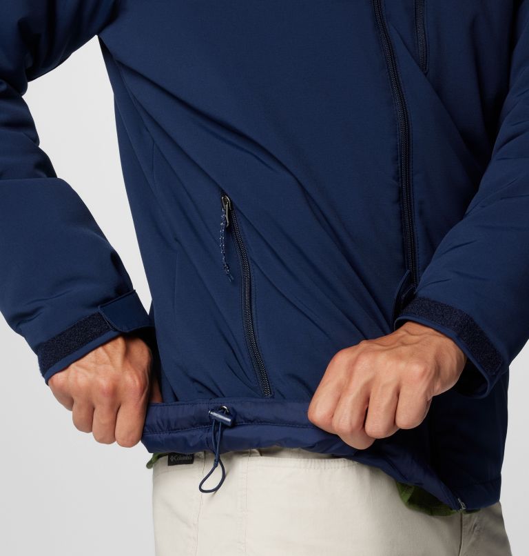 Men’s Gate Racer II Softshell Jacket, Color: Collegiate Navy, image 7