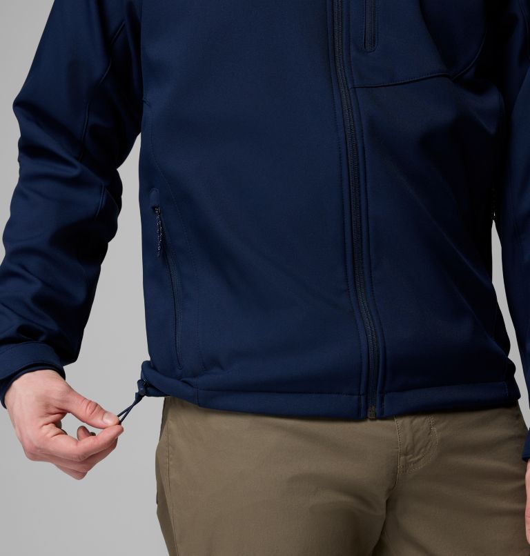 Men’s Cascade Ridge III Softshell Hiking Jacket, Color: Collegiate Navy, image 6