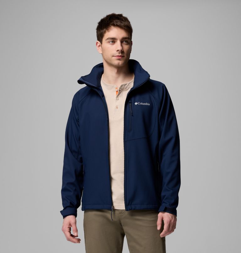 Men’s Cascade Ridge III Softshell Hiking Jacket, Color: Collegiate Navy, image 9
