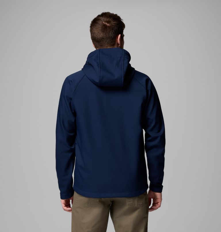 Men’s Cascade Ridge III Softshell Hiking Jacket, Color: Collegiate Navy, image 3