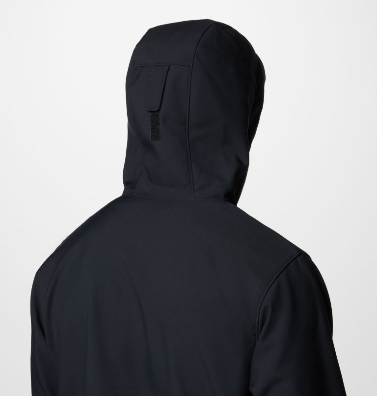 Men's Ascender II Hooded Softshell Jacket, Color: Black, image 7