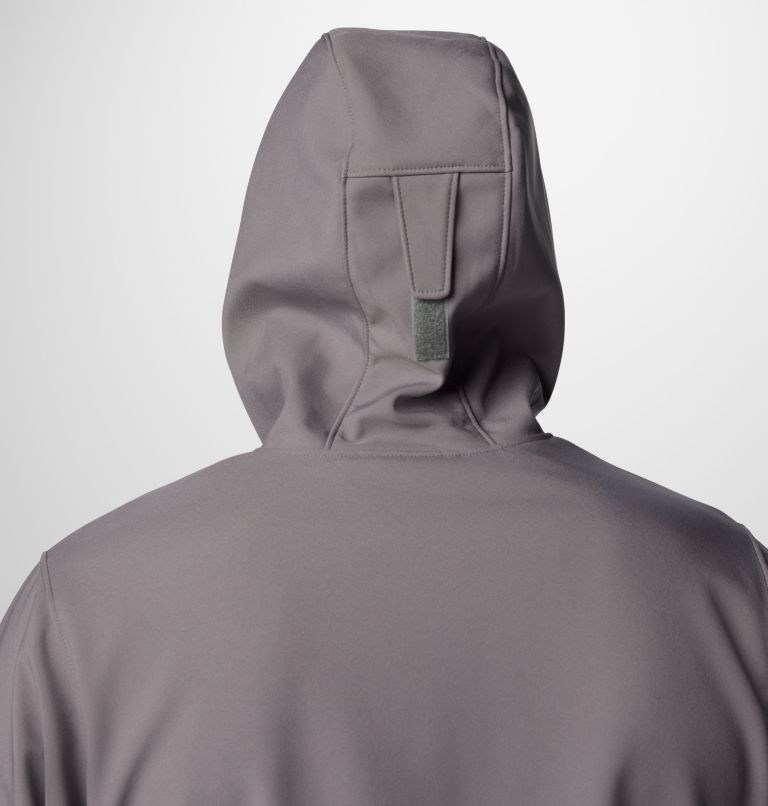 Manteau à capuchon à coquille souple Ascender II pour hommes, Color: City Grey, image 6