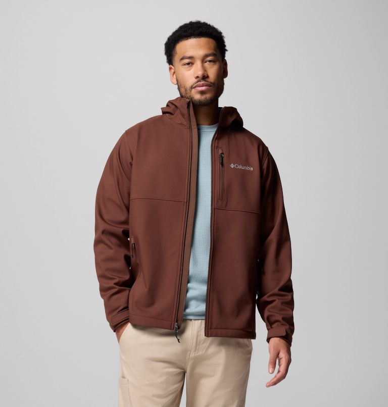Men's Ascender II Hooded Softshell Jacket, Color: Tobacco, image 5