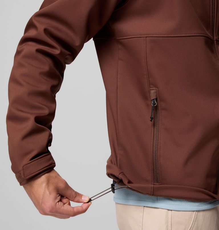 Men's Ascender II Hooded Softshell Jacket, Color: Tobacco, image 8