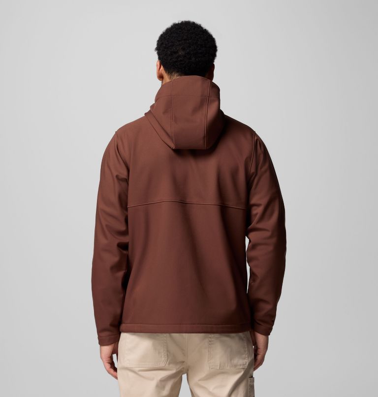 Men's Ascender II Hooded Softshell Jacket, Color: Tobacco, image 3