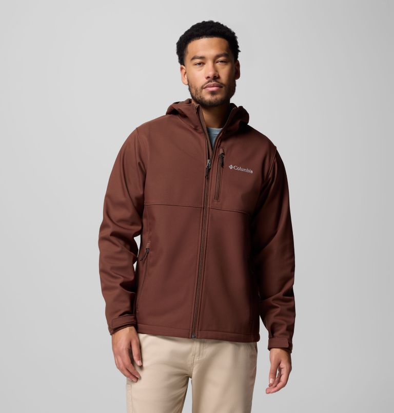 Men's Ascender II Hooded Softshell Jacket, Color: Tobacco, image 1