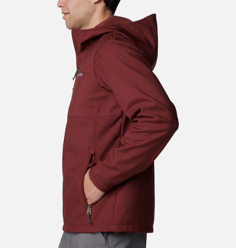 Men's Ascender II Hooded Softshell Jacket, Color: Spice, image 3