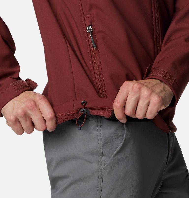 Men's Ascender II Hooded Softshell Jacket, Color: Spice, image 6