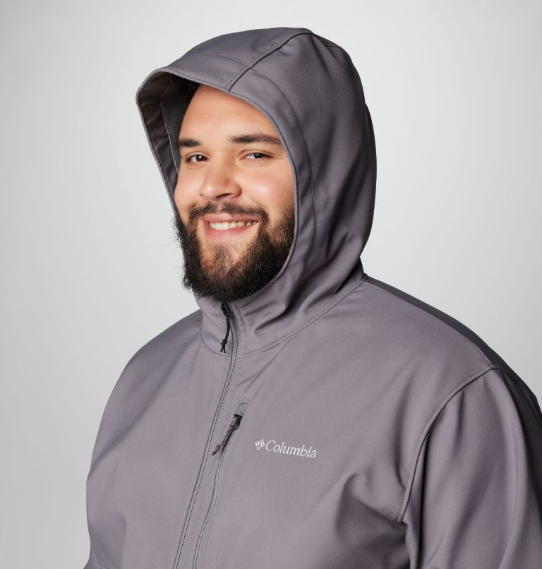 Men's Ascender II Hooded Softshell Jacket - Big, Color: City Grey, image 5