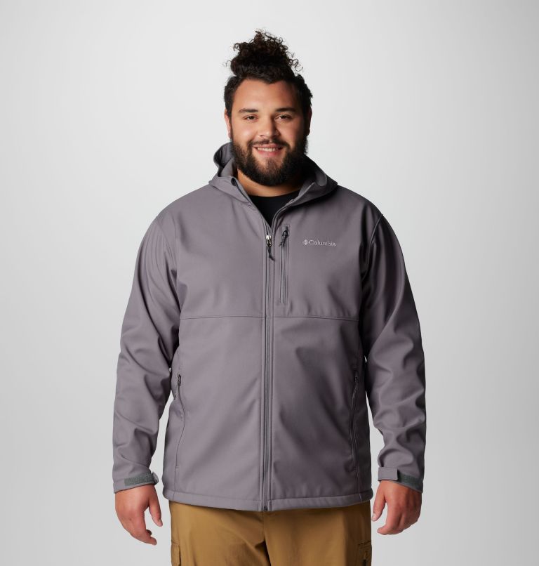 Men's Ascender II Hooded Softshell Jacket - Big, Color: City Grey, image 1