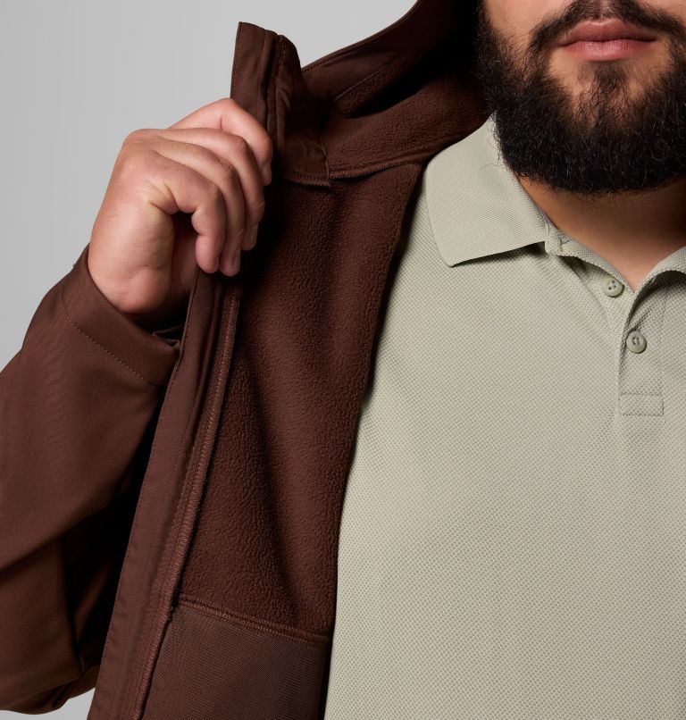 Men's Ascender II Hooded Softshell Jacket - Big, Color: Tobacco, image 6