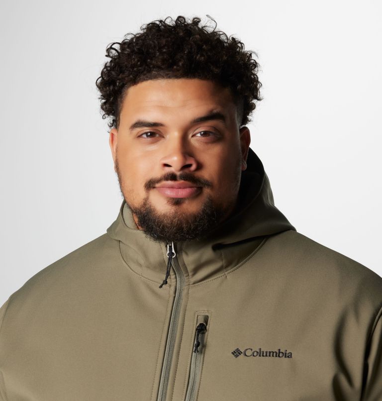 Men's Ascender II Hooded Softshell Jacket - Big, Color: Stone Green, image 5