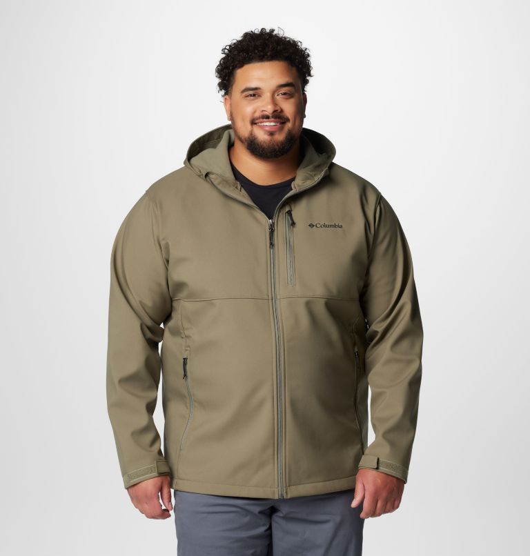 Men's Ascender II Hooded Softshell Jacket - Big, Color: Stone Green, image 1
